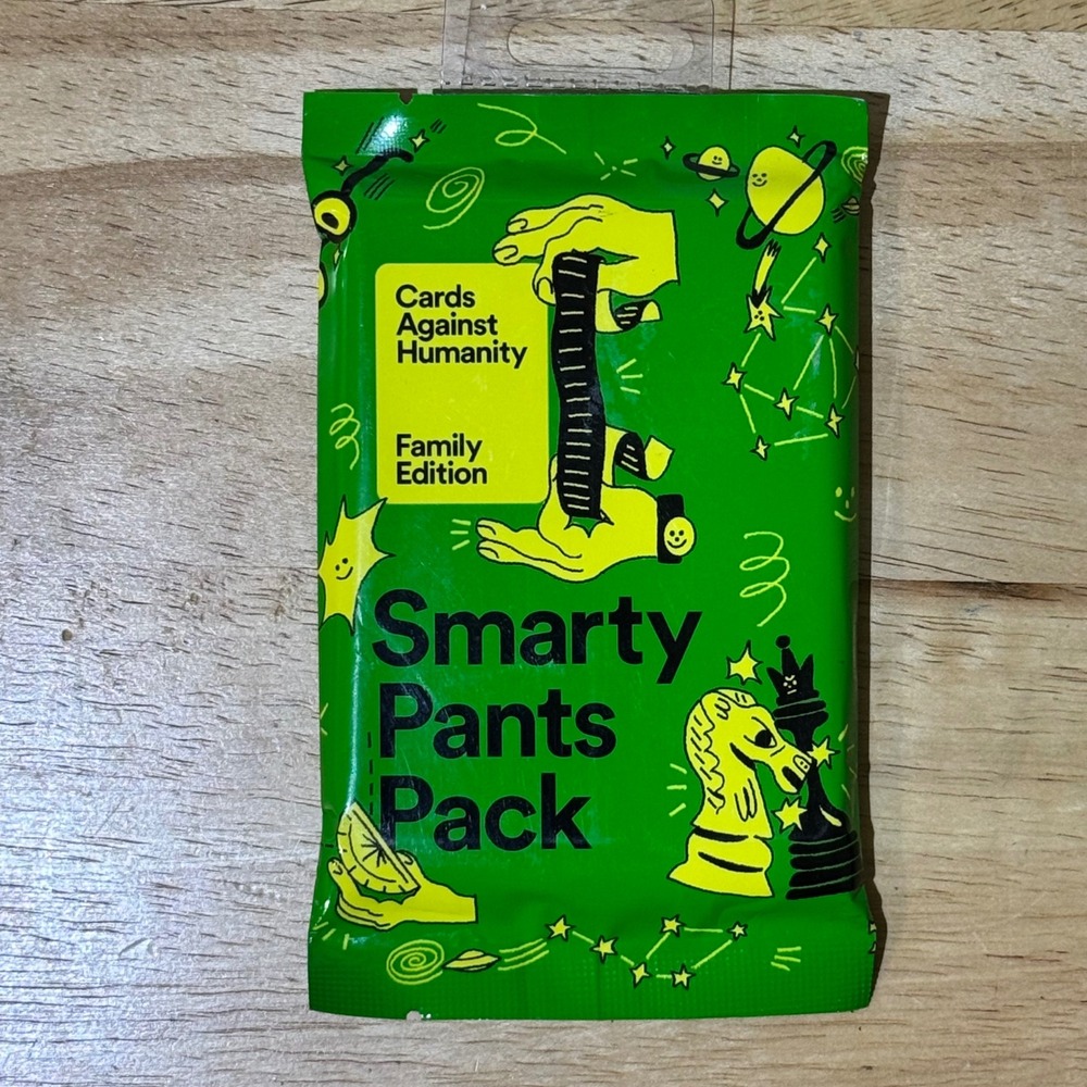 Cards Against Humanity Family Edition Smarty Pants Pack Expansion 30 Cards NEW